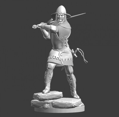 Northern Crusades Miniatures Medieval German Mercenary 28mm 32mm 35mm 40mm 54mm