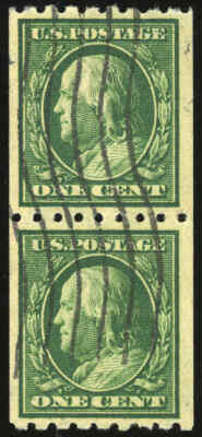 US # 390 1¢ Franklin pair, VF-XF Used | eBay