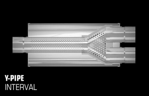 MagnaFlow 12158 for Muffler Mag SS 14X5X8 2.5 C/D