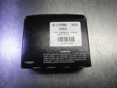 Ingersoll 1.1200'' Carbide Threading Heads QTY2 18U-1114TRNN02 IN2030 (LOC1896B)