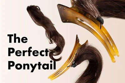 ALTER EGO Haarverlängerung Pferdeschwanz mit Spangenbefestigung Biegsam bis 48 cm