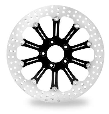 Performance Machine Pm Revel Black Platinum Cut Front 13 Brake Rotor 