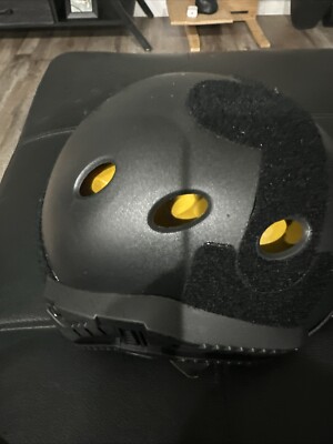 FAST HELMET ブラック マイク付き FAST Helmet Black Better Tactical Experience 12+ | eBay