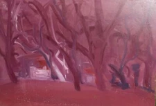 Contemporary impressionist oil painting landscape