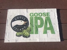 New Goose Island Beer Brick Wall Foam Sign 18x12
