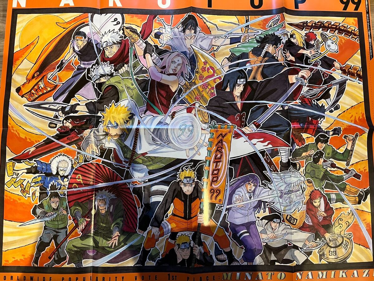 Naruto Creator Inks Special Poster of the Series' Biggest Characters