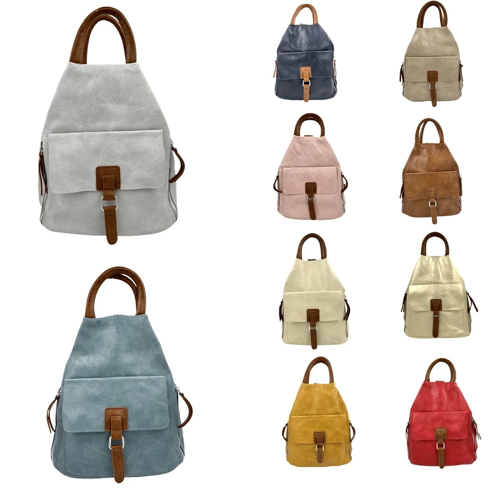 2in1 Tasche Damenrucksack Rucksack Handtasche Schultertasche Umhängetasche - Bild 2 von 4