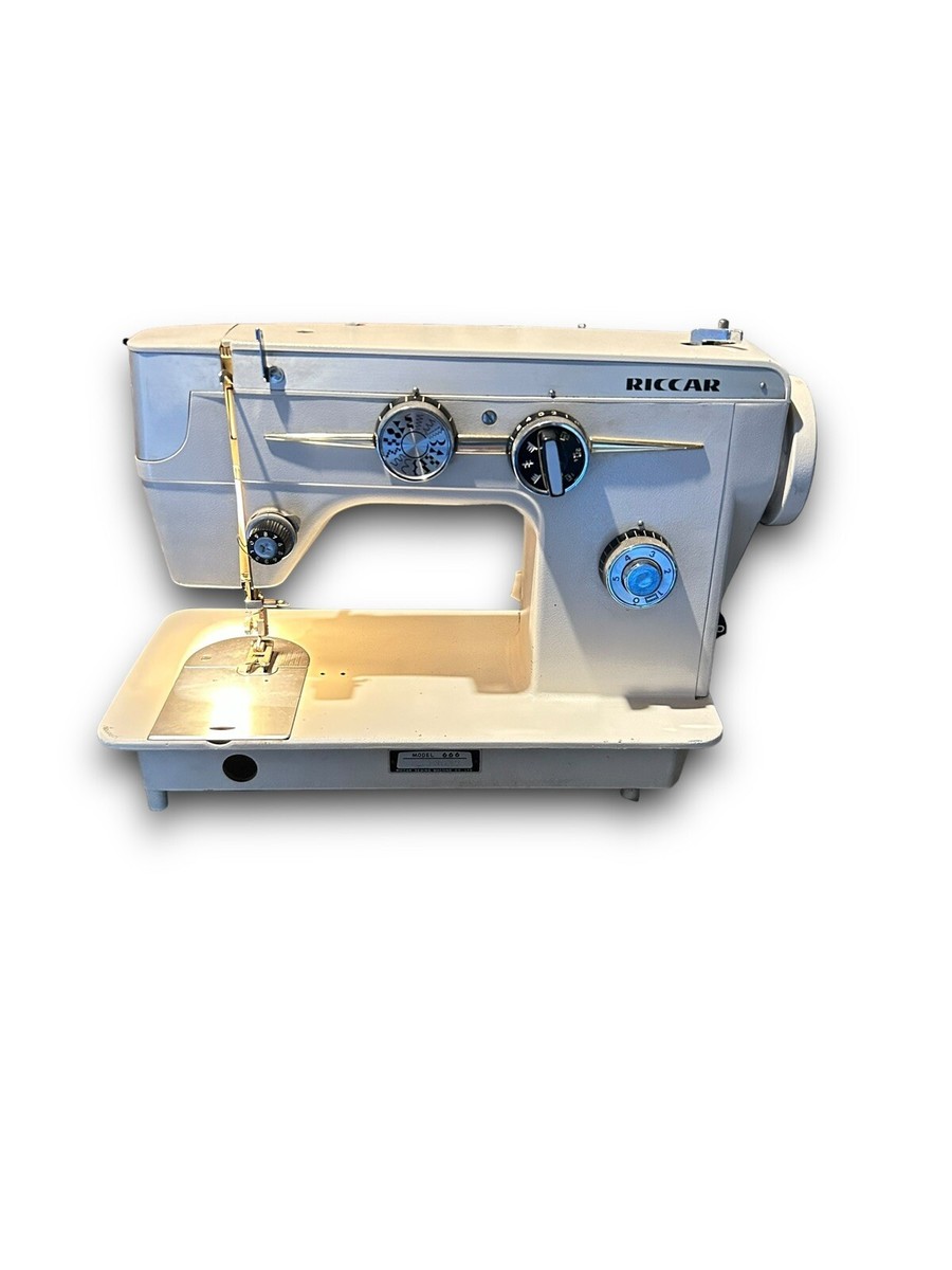 RARE Riccar Model 666 Sewing Machine White Sewing Machine RARE Riccar Model 666 Sewing Machine White Sewing Machine