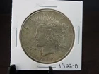 1922-D Peace Dollar VG