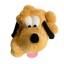 DISNEY STORE Exclusive Pluto Dog 15" Plush Stuffed Toy Soft Authentic