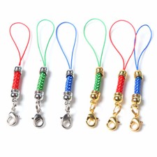 20pc Cell Phone Lanyard Cords Strap Lariat DIY with Lobster Clasp Split Ring