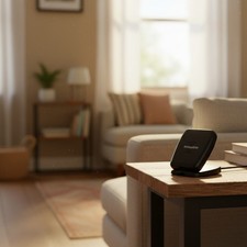 Sleek Black XM/Sirius Universal Home Antenna - Perfect for Indoor Outdoor Use