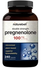 Pregnenolone 100mg, 240 Capsules  99 Purity, 240 Count Pack of 1 