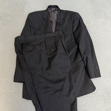 Brooks Brothers 1818 Madison Suit Mens Size 41R / 35W Gray Wool