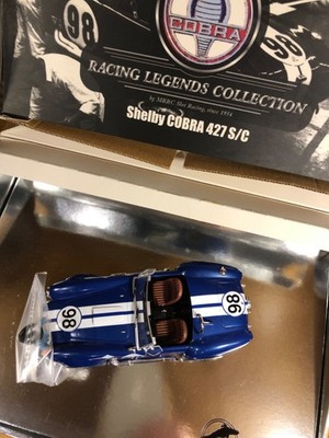 MRRC COBRA 427 Racing Legends Collection Carrol Shelby mit Figur 1:32 SLOT CAR