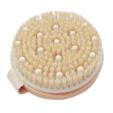 Bamboo Dry Body Brush Shower Brushing Removes Skin with Massage