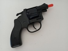 Vintage WASP Toy Cap Gun Revolver Made in Italy 45 Snub Nose In Great Condition