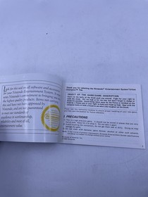 Urban Champion Nintendo NES Instruction Manual Booklet ONLY