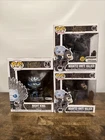 Funko Pop Game Of Thrones Metallic Night King Throne HBO & Mounted White Walker