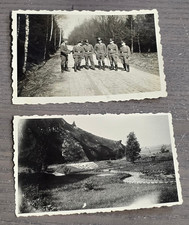 LUFTWAFFE OFFICERS w AERIAL DESIGN WW2 WWII German wartime Military Photo lot