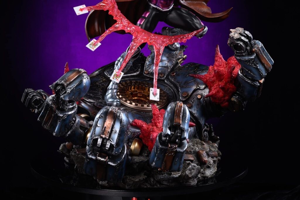 LAST LEVEL GAMBIT VS SENTINEL DIORAMA CUSTOM STATUE 1/4 + 2X CGC