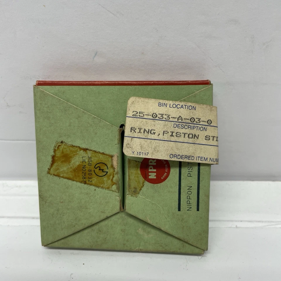 Новые из старых запасов поршневые кольца Yamaha 74-76 MX125, 74-77 YZ125 стандарт 401-11611-01 - Изображение 2 из 4