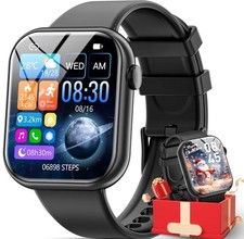 Smart Watch Heart Rate BP Monitor Sports Tracker Waterproof Watch Bluetooth Call