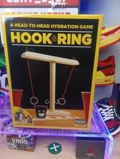 Buzzed Classics Hook and Ring Game - Ring Toss Game for Adults Fun Gift