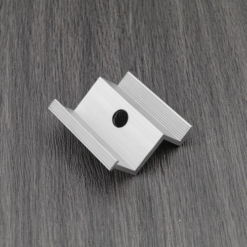 15Pcs Aluminium End Clamps For Solar Panels 35Mm Corrosion Resistant ...