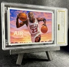 2025 AI Trading Cards #1 Michael Jordan Bulls Base Art Graded Authentic AGS