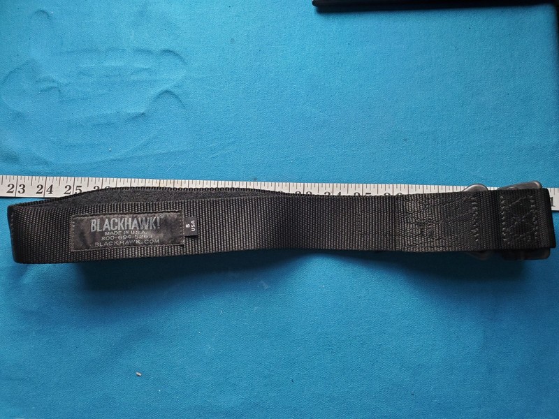 Blackhawk Tactical Riggers Belt S/ Small  Black Nylon USA Made Utility Gear