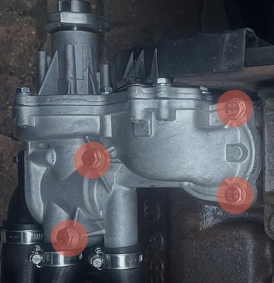  VW Golf  Jetta Caddy Scirocco Mk1/MK2/MK3 Water Pump to Block Bolt  Set  