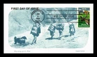 US COVER ALASKA STATEHOOD 25TH ANNIVERSARY FDC MARCHING UP THE PASS