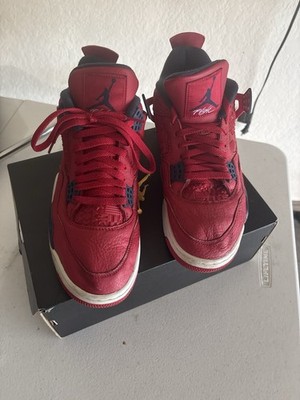 Air Jordan 4 Retro FIBA 2019 Gym Red/Obsidian-White Men display picture 1