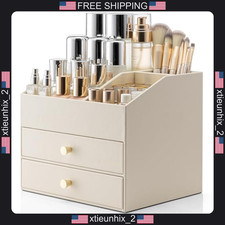 Makeup Organizer with Drawers and Removable Lipstick Holder for Vanity
