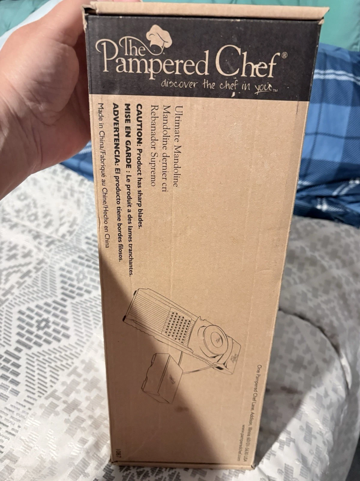 Pampered Chef Ultimate Mandoline Slicer Food Cutter Vegetable Fruit Shredder