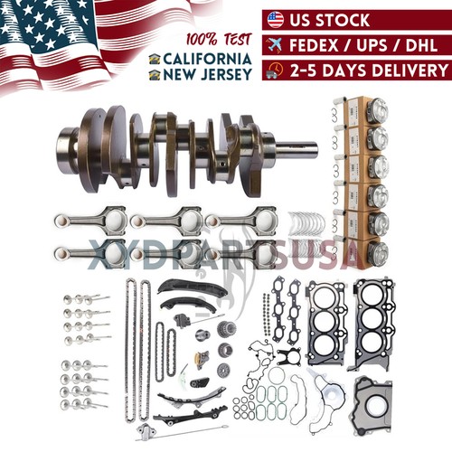 Rebuild Overhaul Kit for Maserati Ghibli Levante Quattroporte 3.0L TT V6 Engine Photo - $1,636
