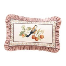 Pink Rectangle Farmhouse Throw Pillow 20" x 12" Pack of 1 Dewey D