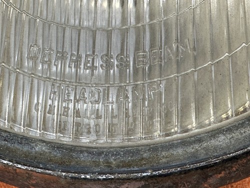 Early Original 1930 Vintage HUDSON MAJOR 8 Head Light Lamp Old Auto Part - Picture 4 of 21
