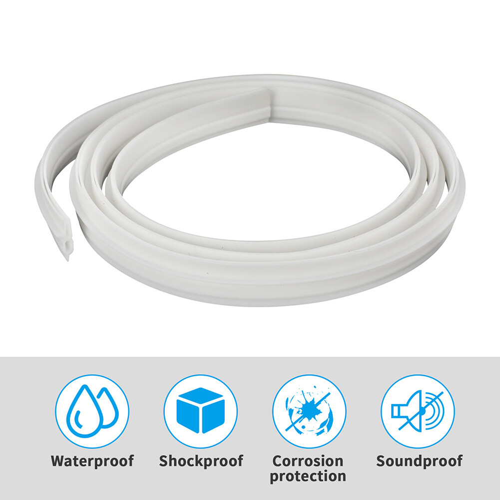 RV Roof Vent Seal White 51.18" / 1.3m Camper Ventline Vent Fan Gasket Waterproof eBay