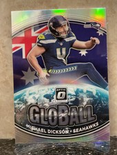 Michael Dickson 2021 Donruss Optic Football Silver Prizm Global GB-6