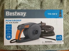 NEW!! POWER GRIP AIR PUMP FOR AIR MATTRESS'S , INFLATABLE FLOATS & TOYS