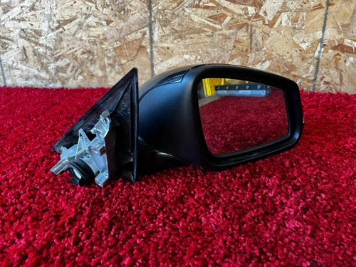 BMW F30 RIGHT PASSENGER SIDE DOOR MIRROR POWER AUTO FOLD GLOSS BLACK OEM 90K