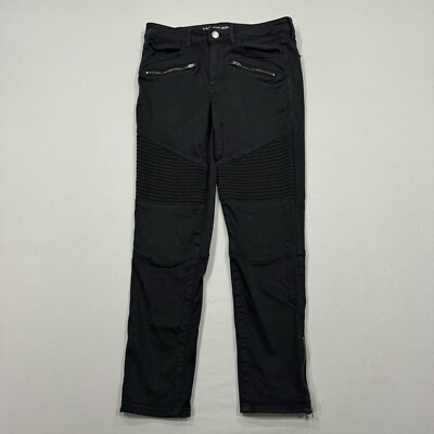 American Eagle Jeans Womens 8 Black Hi Rise Jegging Super Super Stretch X City