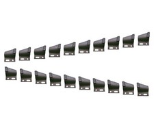 10RH + 10LH Cupped Trenching Teeth 136024 & 136025, fits 1.65", 1.75" Pitch