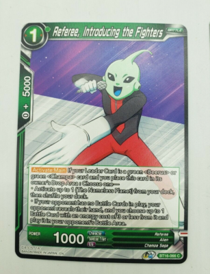 ドラゴンボール超TCG マスターズ　BT6 DR コンプ Dragon Ball Super Referee, Introducing The Fighters BT16-066 C NM