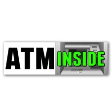 ATM inside Vinyl Banner with Optional Sizes (Made in the USA)