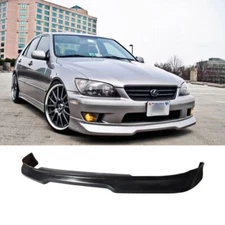 FOR 01-05 LEXUS IS300 GDY URETHANE BLACK FRONT BUMPER LIP SPOILER BODY KIT