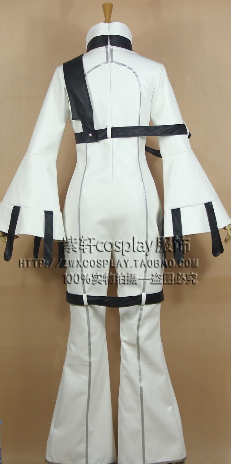 Code Geass C.C. CC White Suit Cosplay Costume