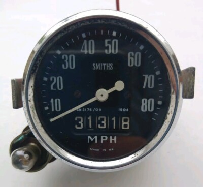 BSA C15 / Triumph Tiger Cub 85 MPH Original Original Tacho & Halterung